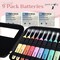 Lighted Crochet Hooks Complete Set 9/pkg - 9 pcs Light up Crochet Hook Set w/ 9 Extra Batteries – Crochet Lite Hooks